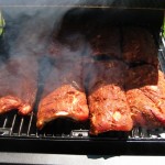 ribs on smoker