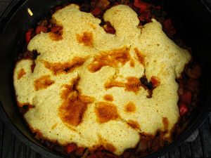 Cornbread and Black Bean Chili