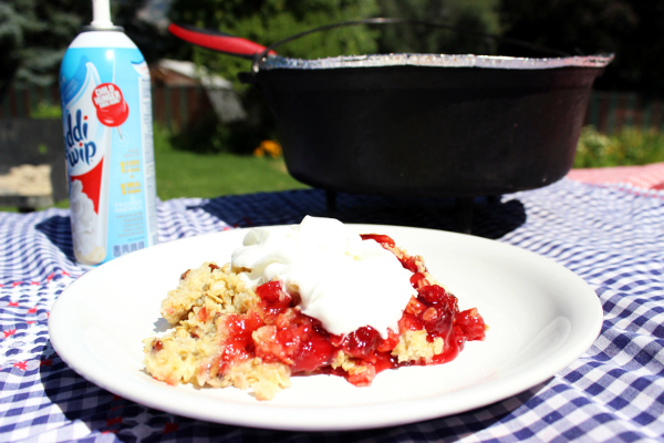 Dutch Oven Cherry Cobbler