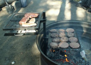 Camp Chef Mountain Man Over Fire Grill and Griddle