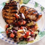 Grilled Chicken with Black Bean Salsa