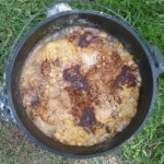 Dutch Oven Apple Cobbler