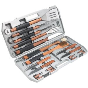 Mr. Bar-B-Q 18-Piece Stainless-Steel Grill Tool Set