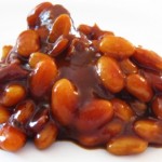 Dutch Oven Baked Beans on Plate