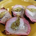 Smoked Stuffed Pork Tenderloin