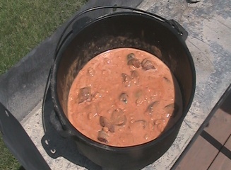 Dutch Oven Sausage Stew