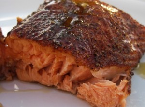 grilled salmon