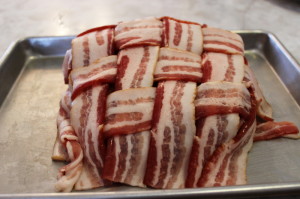 Bacon Draped on Roast
