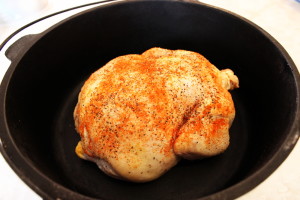 Dutch Oven Tomato Braised Chicken In Dutch Oven