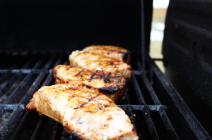 Jamaican Pork Chops Almost Done