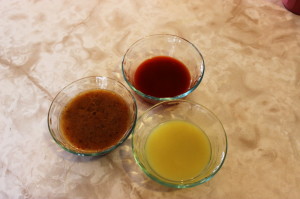 Liquids for the Jamaican Marinade