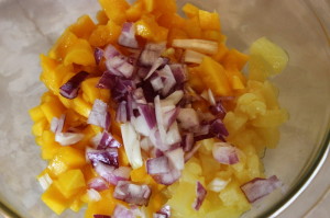 Mango Pineapple Onions