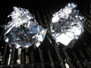 Onions in Foil on the Grill