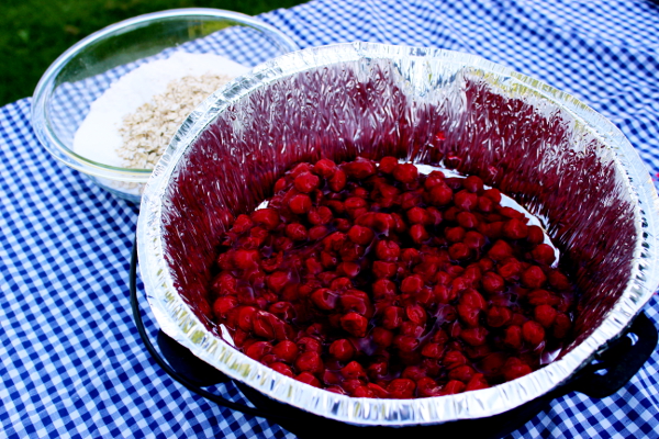 Cherries in Dutch Oven