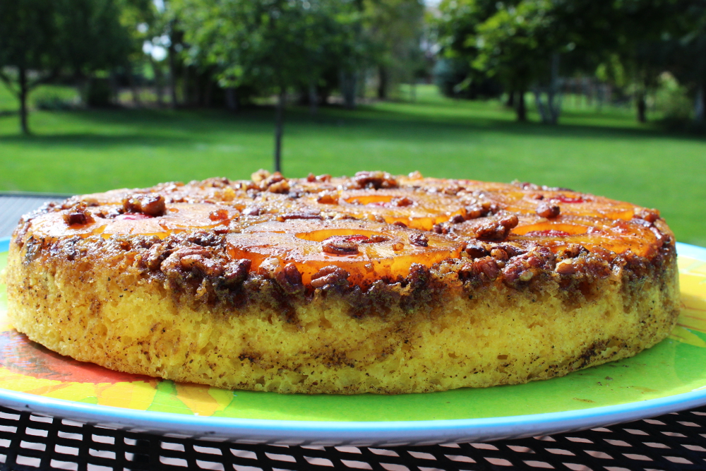 Dutch Oven Pineapple Upside-Down Cake