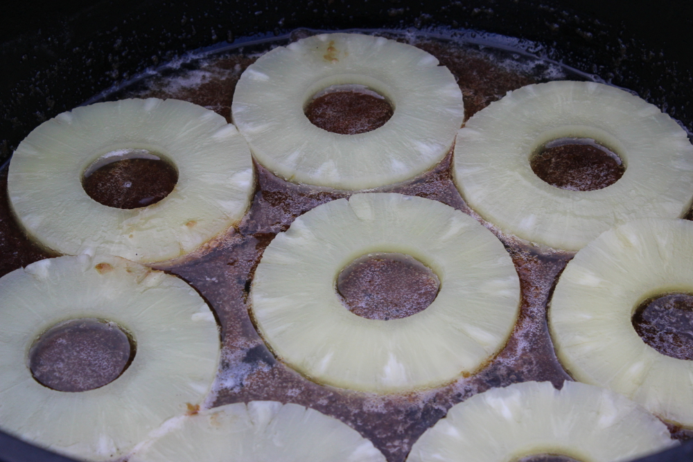 Adding Pineapple Rings 