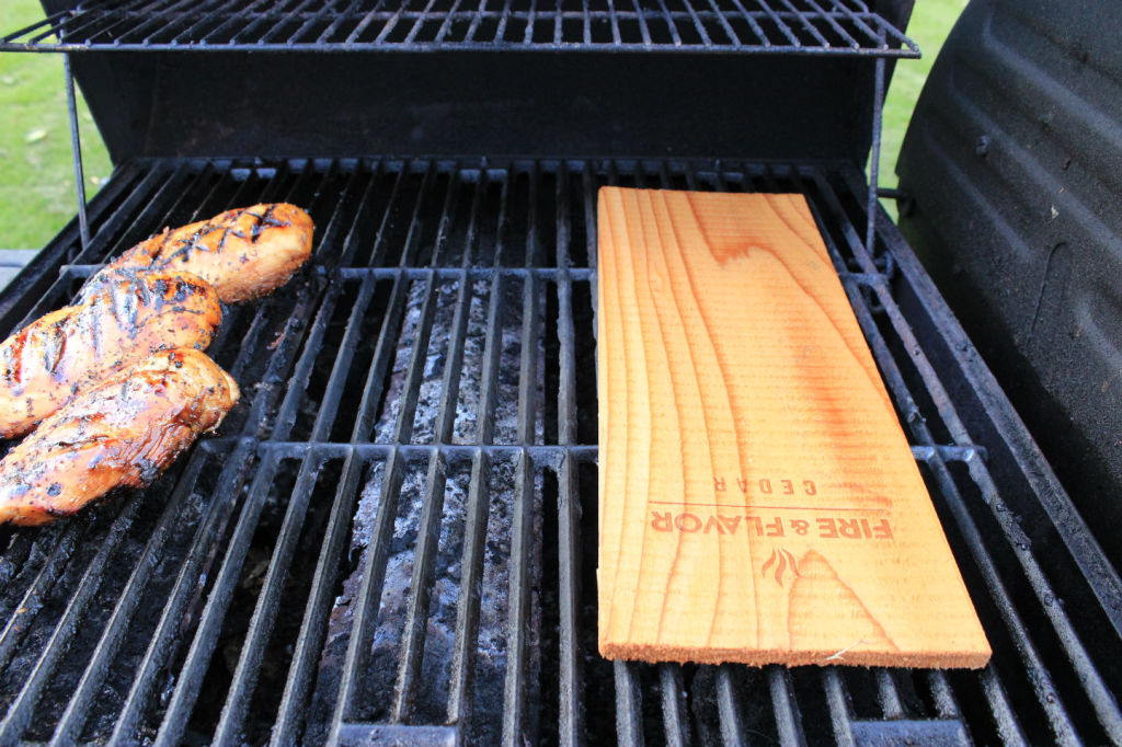 Cedar Plank on Grill