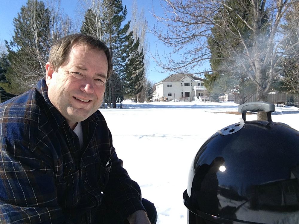 Scott with Weber Smoky Mountain