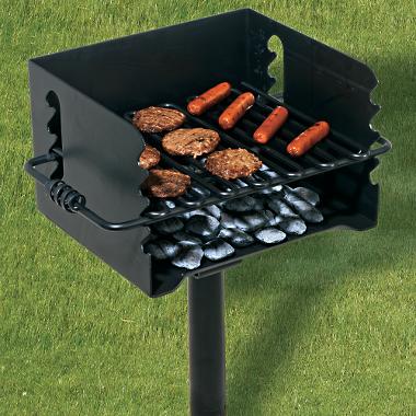 Park-Style Charcoal Grill