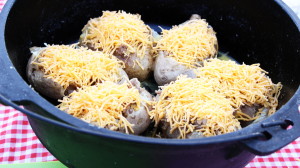 Dutch Oven Potato Boats